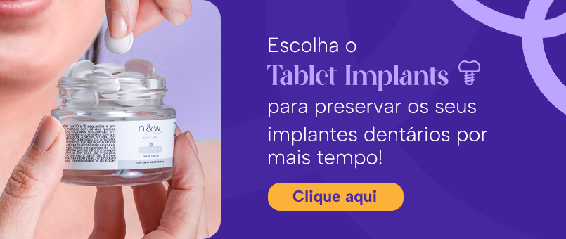 Escolha o Tablet Implants para preservar os seus implantes dentários por mais tempo!
Clique aqui
